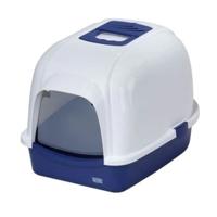 Ebi Cat Toilet Eclipse 60 Litter Box For Cats - Navy Blue 43X56X40Cm