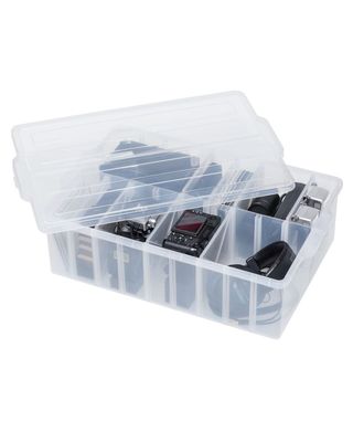 Pearl Life Craft & Media Organizer Box Translucent