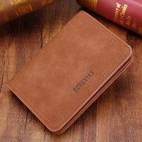 Vintage PU Leather Vintage Coin Bag Wallet For Men