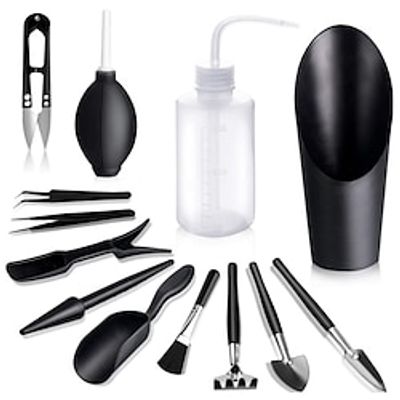 Black Series Succulent Plant Tools Garden Tool Set Indoor Planting Pot Transfer Gardening Set miniinthebox