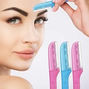 Eyebrow Razor Trimmer 3 Pack Disposable Facial Hair Shaper Remover Lightinthebox