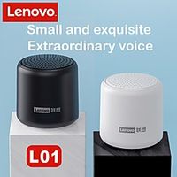 Lenovo L01 TWS Bluetooth Speaker Portable Outdoor Loudspeaker Wireless Mini Column Stereo Music Surround Bass Box Waterproof miniinthebox - thumbnail