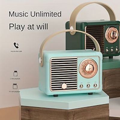 Retro-Style Mini Portable Wireless Speakers - The Perfect Creative Gift for Music Lovers miniinthebox Retro-Style Mini Portable Wireless Speakers - The Perfect Creative Gift for Music Lovers miniinthebox
