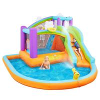 Megastar 6 In 1 Sunny Shine Bouncy Castle With Inflatable Trampoline, Water Slide 2.38x3.65x3.89M