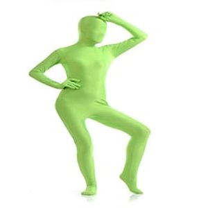 Zentai Suits Skin Suit Full Body Suit Adults' Spandex Lycra Cosplay Costumes Sex Men's Women's Solid Colored Halloween / Leotard / Onesie / Leotard / Onesie / High Elasticity miniinthebox