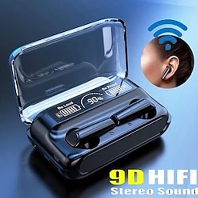 TWS Wireless Bluetooth 5.2 Headset 9D HIFI Sound Wireless Earbuds with Microphone  Sport Stereo In Ear Headphones Handfree Calling Bluetooth Earphones with Led Display Charger Case miniinthebox