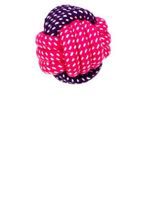 Pets Club Cotton Knot Ball Dark Pink Dog Toy