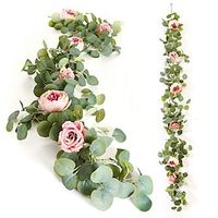 175CM Flower Garland Fake Peony Vine Artificial Flowers Hanging Peony IVY Garland for Room Wall Decor Hanging Baskets Wedding Arch Garden Background Decor miniinthebox - thumbnail