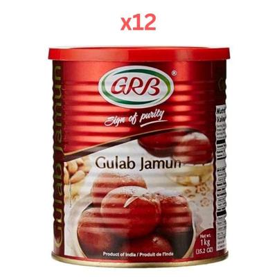 GRB Gulab Jamun 1kg Pack of 12