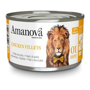 Amanova Canned Cat Chicken Fillets Broth - 70g