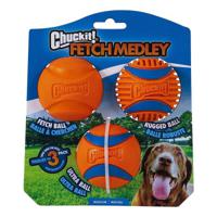 Chuckit! Dog Toy Fetch Medley Gen 3 - Medium (3 Pack)