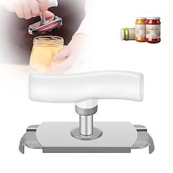 Adjustable Stainless Steel Jar Opener: Easy on Arthritic Joints, Quick Bottle Opening for Seniors, Tin Lid Opener Lightinthebox