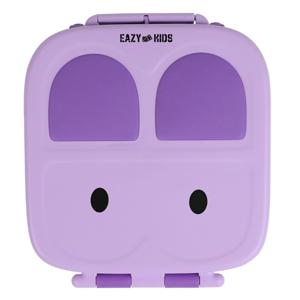 Eazy Kids Bento Lunch Box With handle - Purple