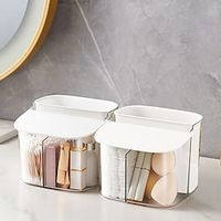Desktop Makeup Brushes Organizer Cosmetic Storage Box Portable Lipstick Eyeliner Holder Skincare Pen Organizer Stand Lightinthebox - thumbnail