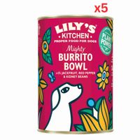 Lily'S Kitchen Mighty Burrito Bowl Adult Wet Dog Food (400G) (Pack Of 5) - thumbnail