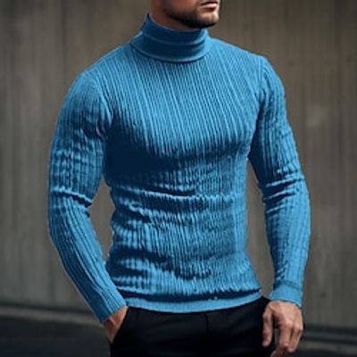 Men's Pullover Sweater Jumper Turtleneck Sweater Knit Sweater Ribbed Knit Knitted Plain Roll Neck Keep Warm Casual Daily Wear Vacation Clothing Apparel Fall Winter Wine Black M L XL miniinthebox Men's Pullover Sweater Jumper Turtleneck Sweater Knit Sweater Ribbed Knit Knitted Plain Roll Neck Keep Warm Casual Daily Wear Vacation Clothing Apparel Fall Winter Wine Black M L XL miniinthebox