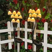 LED Solar Mushroom Light Firefly Lamp Waterproof Solar Lights Outdoor Garden Decor Yard Porch Lawn Backyard Landscape Sun Lamp miniinthebox - thumbnail
