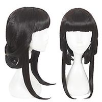 Cosplay Costume Wig Cosplay Wig Zhen Ji King of Glory Straight Cosplay Halloween With Bangs Wig Medium Length Black Synthetic Hair 18 inch Women's Anime Cosplay Classic Black Lightinthebox - thumbnail