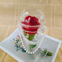 Glowing Simulated Rose Beads Handheld Cup, Valentine's Day Simulated Rose Flower Gift, Mother's Day Simulated Rose Flower Gift, Suitable for Confession, Wedding, Birthday, Teacher's Day, Holiday, Party, Graduation, Activity Souvenir Lightinthebox