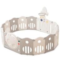 Little Story - Playpen With Basketball Hoop - Space Grey LS_PP16PWBBH_SPGY