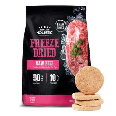 Absolute Holistic Freeze Dried Raw Beef Patty Dry Dog Food - 360G Absolute Holistic Freeze Dried Raw Beef Patty Dry Dog Food - 360G