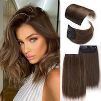 Clip in Hair Toppers Short Thick Hairpieces for Women with Thinning Hair Ginger Brown Thick Hair Extensions Adding Extra Hair Volume for Daily Use Lightinthebox