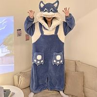 Adults' Kigurumi Pajamas Nightwear Camouflage Monster Animal More Costumes Animal Onesie Pajamas One Piece polyester fibre Cosplay For Men and Women Masquerade Animal Sleepwear Cartoon miniinthebox - thumbnail