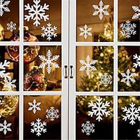 Christmas Snowflake Window Sticker Christmas Wall Stickers Room Wall Decals Christmas Decorations for Home New Year miniinthebox - thumbnail