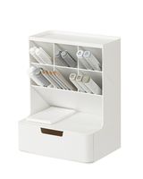 Litem Desk Organizer with 6 Compartment White