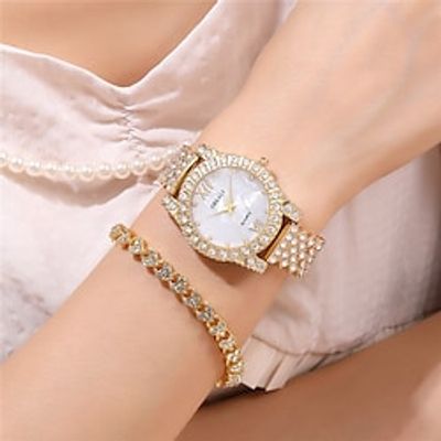 Quartz Watch for Women Analog Quartz Stylish Luxury Elegant Creative Titanium Alloy Alloy Creative  One Year Lightinthebox