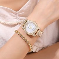 Quartz Watch for Women Analog Quartz Stylish Luxury Elegant Creative Titanium Alloy Alloy Creative  One Year Lightinthebox - thumbnail
