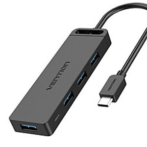 Vention USB C HUB 3.1 Type C to USB 3.0 Adapter Multi USB with Micro USB Charging Port for Xiaomi MacBook2020 Huawei OTG Type C HUB 0.5m miniinthebox
