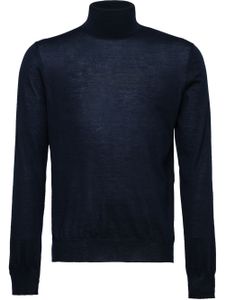 Prada cashmere turtle neck jumper - Blue