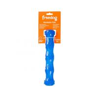 Freedog Pole Chew Dog Toy With Squeaker Blue Small