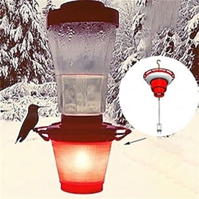 Heated Hummingbird Feeders for Outdoors, Hummingbird Feeder Heater for Winter, Hummingbird Feeder Heater Attaches to Feeder Bottom for Feed Hummingbirds in Freezing Weather Lightinthebox