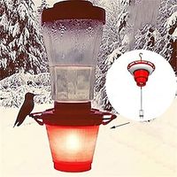 Heated Hummingbird Feeders for Outdoors, Hummingbird Feeder Heater for Winter, Hummingbird Feeder Heater Attaches to Feeder Bottom for Feed Hummingbirds in Freezing Weather Lightinthebox - thumbnail