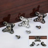 Butterfly Angle Size 90 Degree Right Angle Three-in-one Connector, Cabinet Wardrobe Board Assembly Fasteners, Hardware Accessories miniinthebox - thumbnail