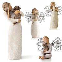 Angel Statue Resin Statue Loving Peace You Best Angel Figurine Miscellaneous Goods Fairy Doll Sculpture - Decoration Sand Picture Miscellaneous Goods Stylish Figurine Lightinthebox - thumbnail