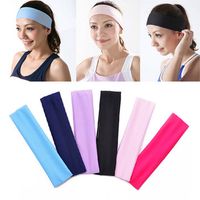 Elastic Ladys Plain Headband Towel Yoga Sport Wash Face Bath Snood 6 Colors