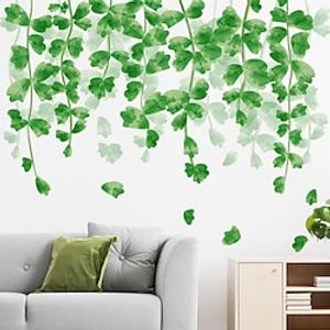 Floral  Plants Wall Stickers Living Room  Kids Room  kindergarten, Removable  Pre-pasted PVC Home Decoration Wall Decal 2pcs Lightinthebox