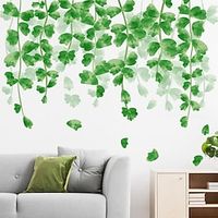 Floral  Plants Wall Stickers Living Room  Kids Room  kindergarten, Removable  Pre-pasted PVC Home Decoration Wall Decal 2pcs Lightinthebox - thumbnail