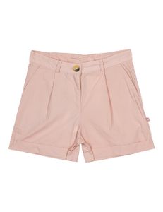 Roll Up Cotton Shorts - Rose