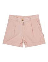 Roll Up Cotton Shorts - Rose - thumbnail
