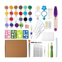 22 Color 66s Colored Wool Strip Needle Felting Kit Beginner, Complete Arts and Crafts for Adults Women,Hobby Kit with Felting Supplies, Felting Needles, Wool and Tools, Adult Craft Kits Lightinthebox - thumbnail