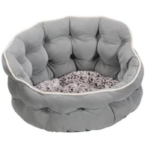 SmartyKat Crown Comfort 17x 17x 9 Round Pet Bed