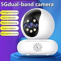 2MP IP Camera 2.4G 5G Dual Band WiFi 1080P HD Mini Indoor Wireless Automatic Tracking Smart Home Security Baby Pet Monitor Surveillance Camera miniinthebox - thumbnail