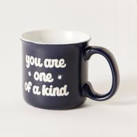 Slogan Print Ceramic Mug with Keychain