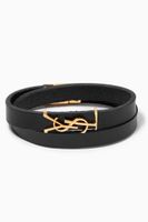 Opyum Double Wrap Bracelet in Leather Opyum Double Wrap Bracelet in Leather