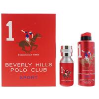 Beverly Hills Polo Club 1 Sport Gift Set 100Ml Edt + 175Ml Deo Spy