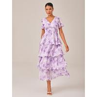 Casual V Neck Maxi Dress